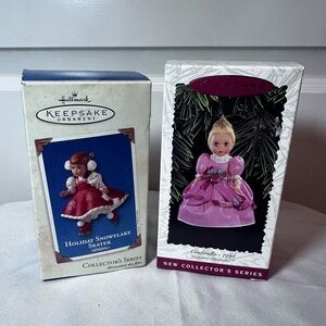 Madame Alexander Cinderella Ornament and Holiday Snowflake Skater